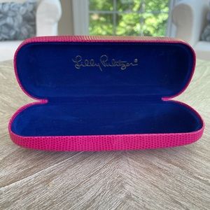 Lily Pulitzer Glasses Case with FREE GLASSES
